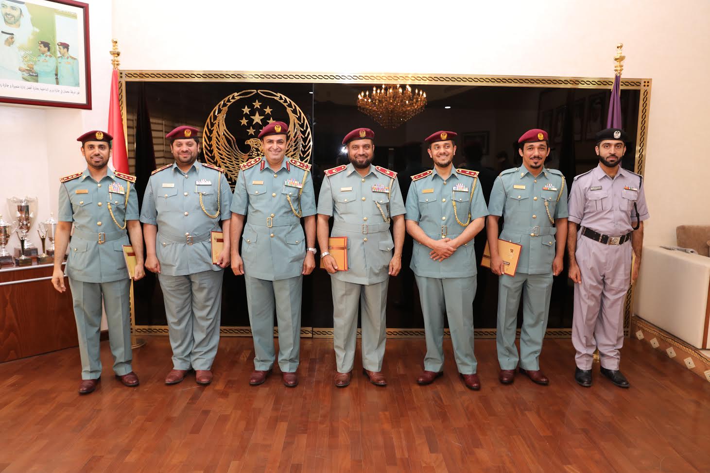 Ajman Police honors creative staff members